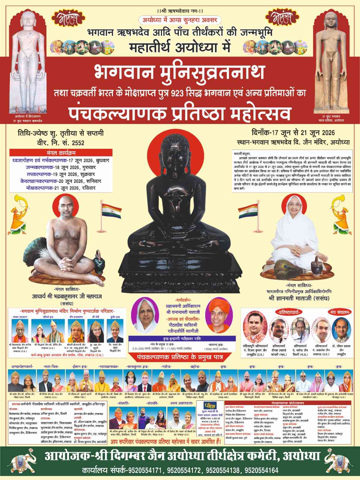 अयोध्या में  आगामी पंचकल्याणक कब है जानें
