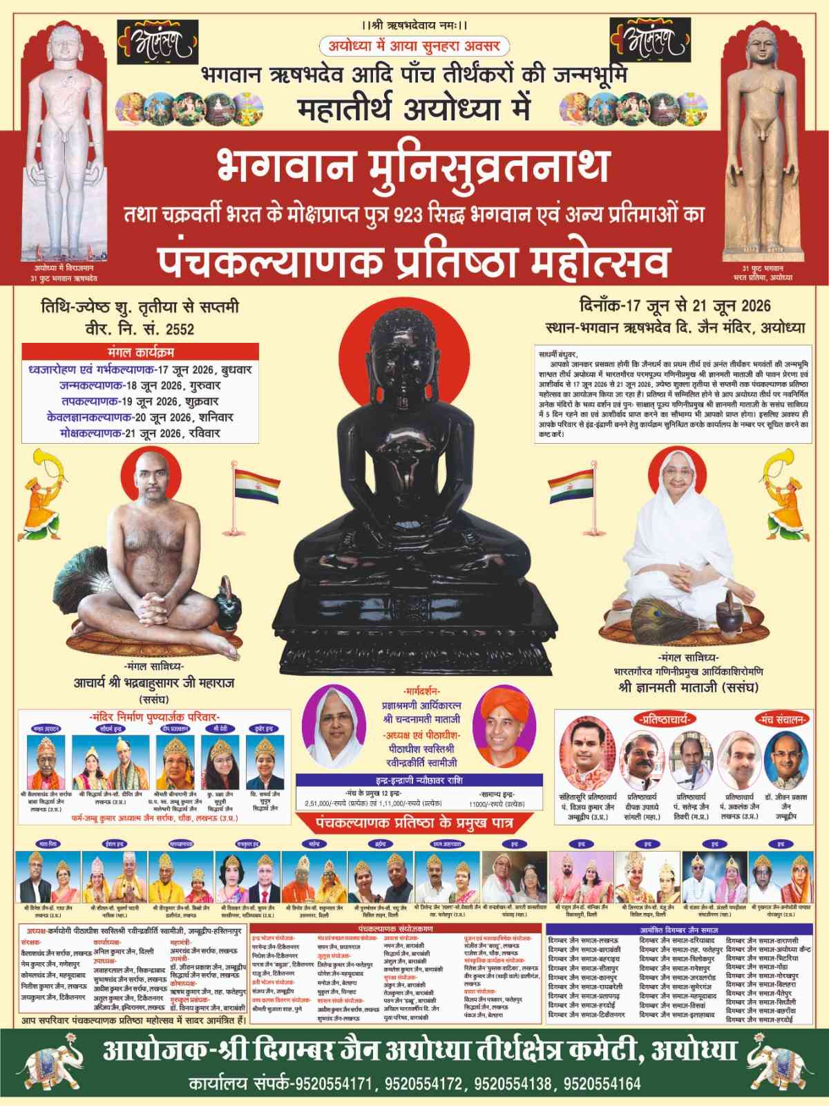 अयोध्या में  आगामी पंचकल्याणक कब है जानें